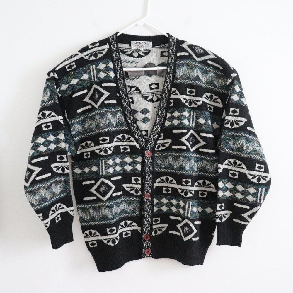 Mondo di Marco Black Knit Sweater Men's L
